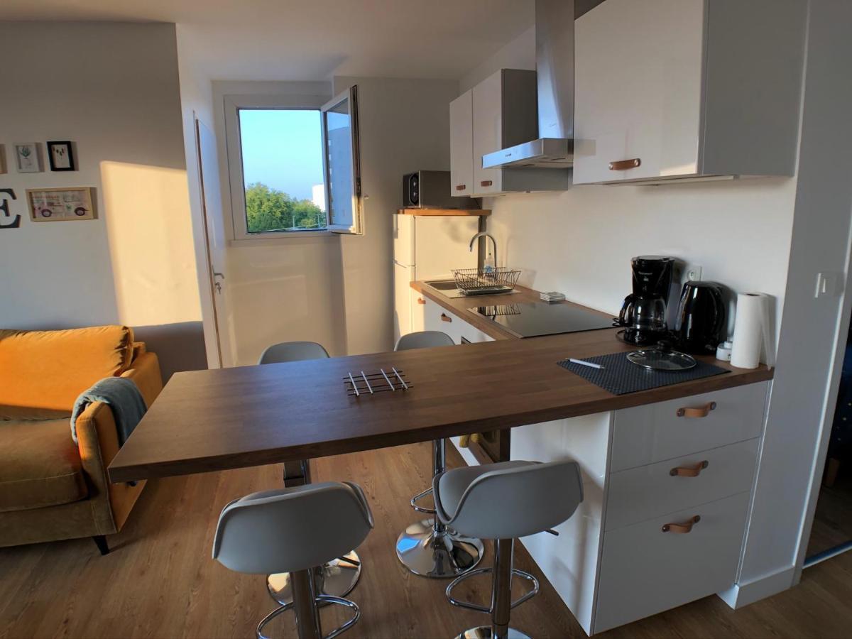 Charmant Appartement 1-4 Personnes, Proche Centre Avec Parking Nantes Dış mekan fotoğraf