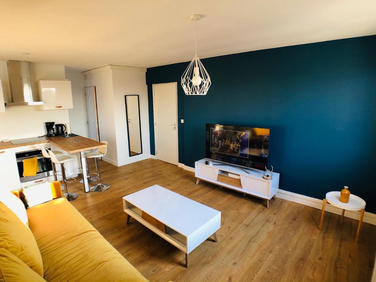 Charmant Appartement 1-4 Personnes, Proche Centre Avec Parking Nantes Dış mekan fotoğraf