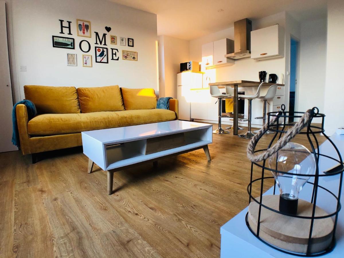 Charmant Appartement 1-4 Personnes, Proche Centre Avec Parking Nantes Dış mekan fotoğraf