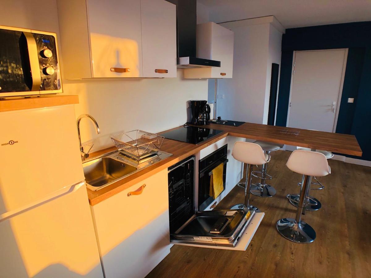 Charmant Appartement 1-4 Personnes, Proche Centre Avec Parking Nantes Dış mekan fotoğraf